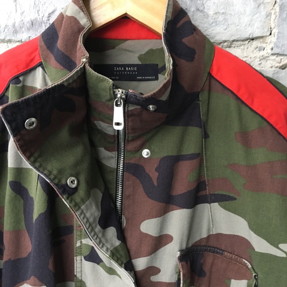 Zara Camo Print Jacket - Picture 3 of 9